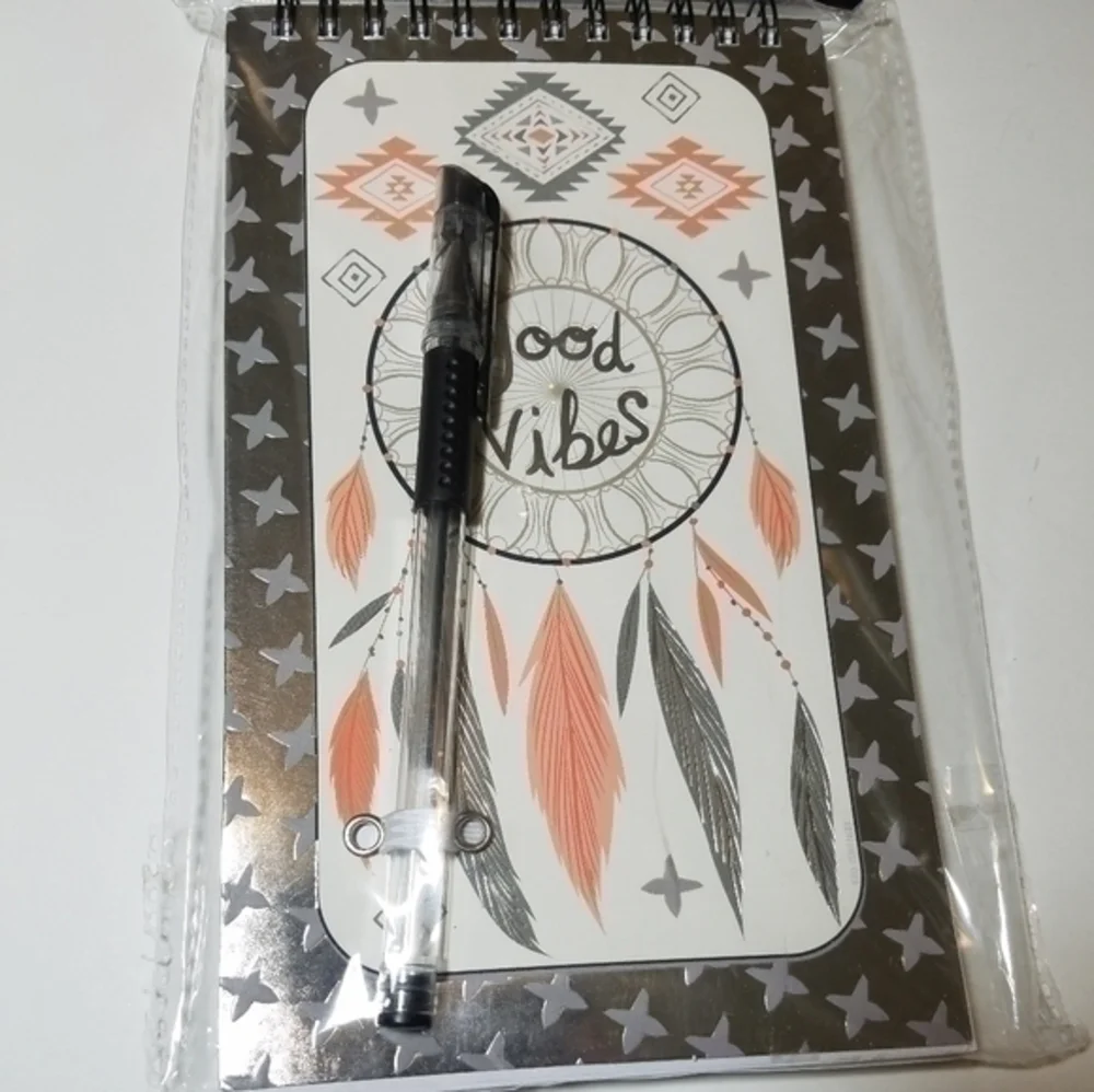 GOOD VIBES Notepad And Gel Pen Duo
